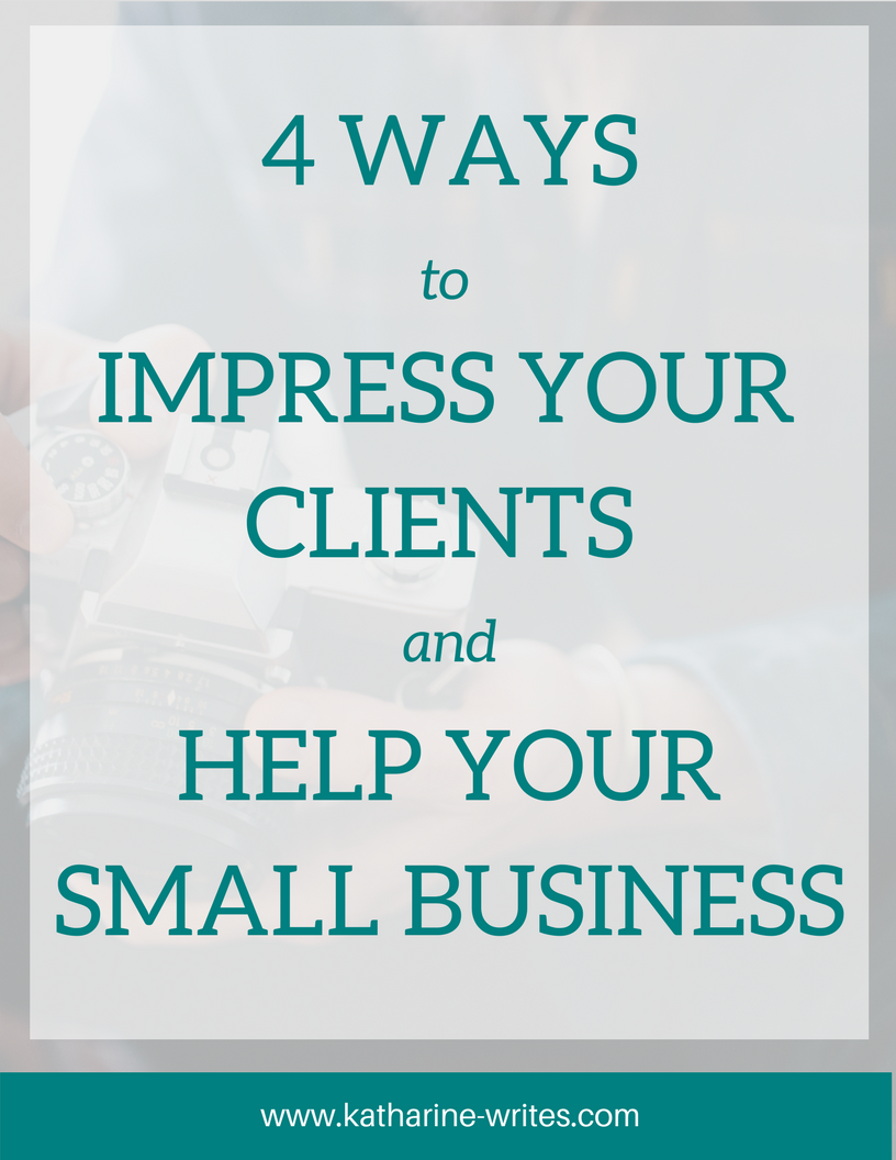 Happy clients are a the backbone of a small business. And these four sneaky, easy tricks will leave your clients absolutely delighted and coming back for more! Click through to find out what they are...