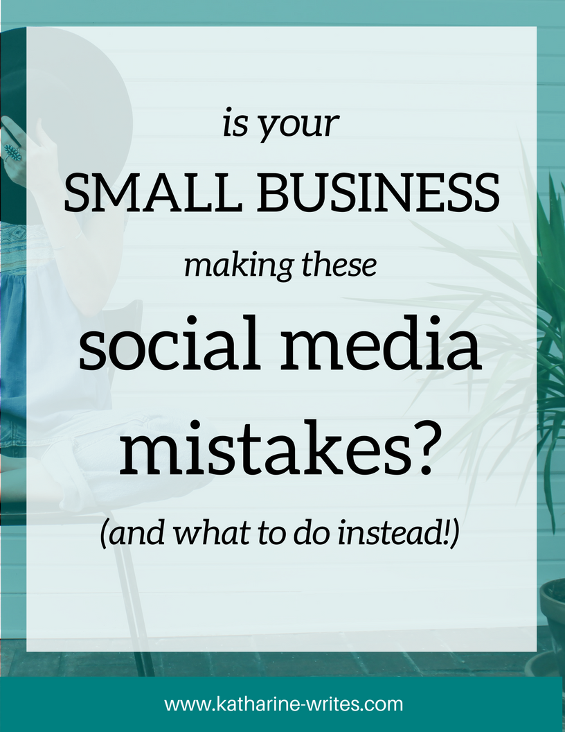 Seven out of ten small businesses that I've worked with make one of these mistakes. Are you one of the seven? Click through to find out...