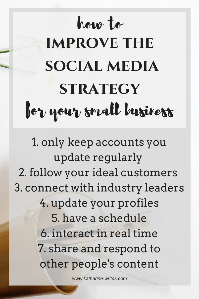 Improve your small business's social media marketing strategy. Click through to read now or pin to save for later!