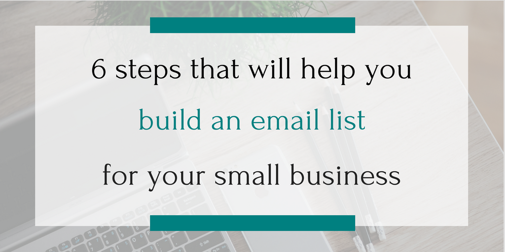 This smart small business took six important steps to build their email list, and it worked. Read on to find out what they are!